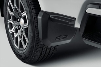Colorado 2023+ Rear Splash Guards Molded in Black with Bowtie Logo 84944111