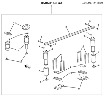 Absorber Package-Jounce Shocks 2024+ 85095698