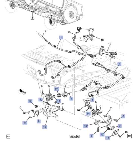 Camera Kit 1, Underbody Front View 85082253