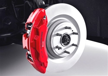 Front 6-Piston Brembo� Brake Upgrade System in Red with Chevrolet Performance Logo 2019+ 85138043