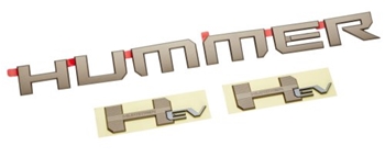 Hummer Emblems in Tech Bronze 85513234