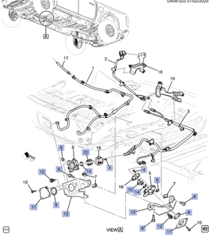Camera Kit 2, Underbody, Rear View 85620395