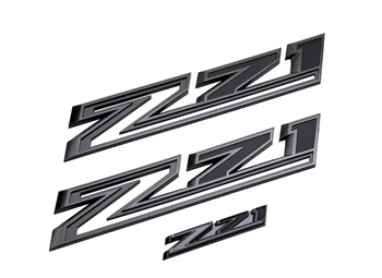 Silverado Z71 Emblems in Black 86533395