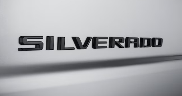 Silverado WT Emblems in Black 86539774