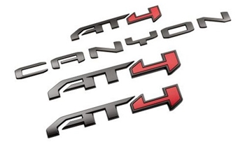 Canyon AT4 Emblems in Black 86557055