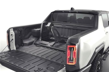 Hummer Bed-Mounted Vertical Spare Tire Carrier 85045412