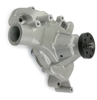 Aluminum Mechanical Water Pump, Chevy BB, Long, Standard Rotation, Satin BPP9242