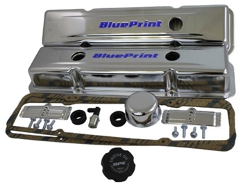 BluePrint Engines Small Block Chevy Valve Cover Kit BPP9518