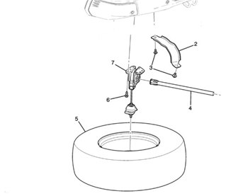 Colorado / Canyon 3rd Gen Spare Tire Hoist Kit CEDCSTH