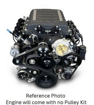 PSLS37690SCT LS Compatible Pro Series 376 C.I. Base Dressed, Supercharged - No Accessory Drive PSLS37690SCT