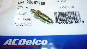 Cobalt Brake Bleeder Valve 25846360
